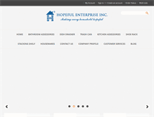 Tablet Screenshot of hopefulusa.com